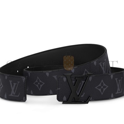 LOUIS VUITTON INITIALES 40MM MATTE BLACK BELT M4482S